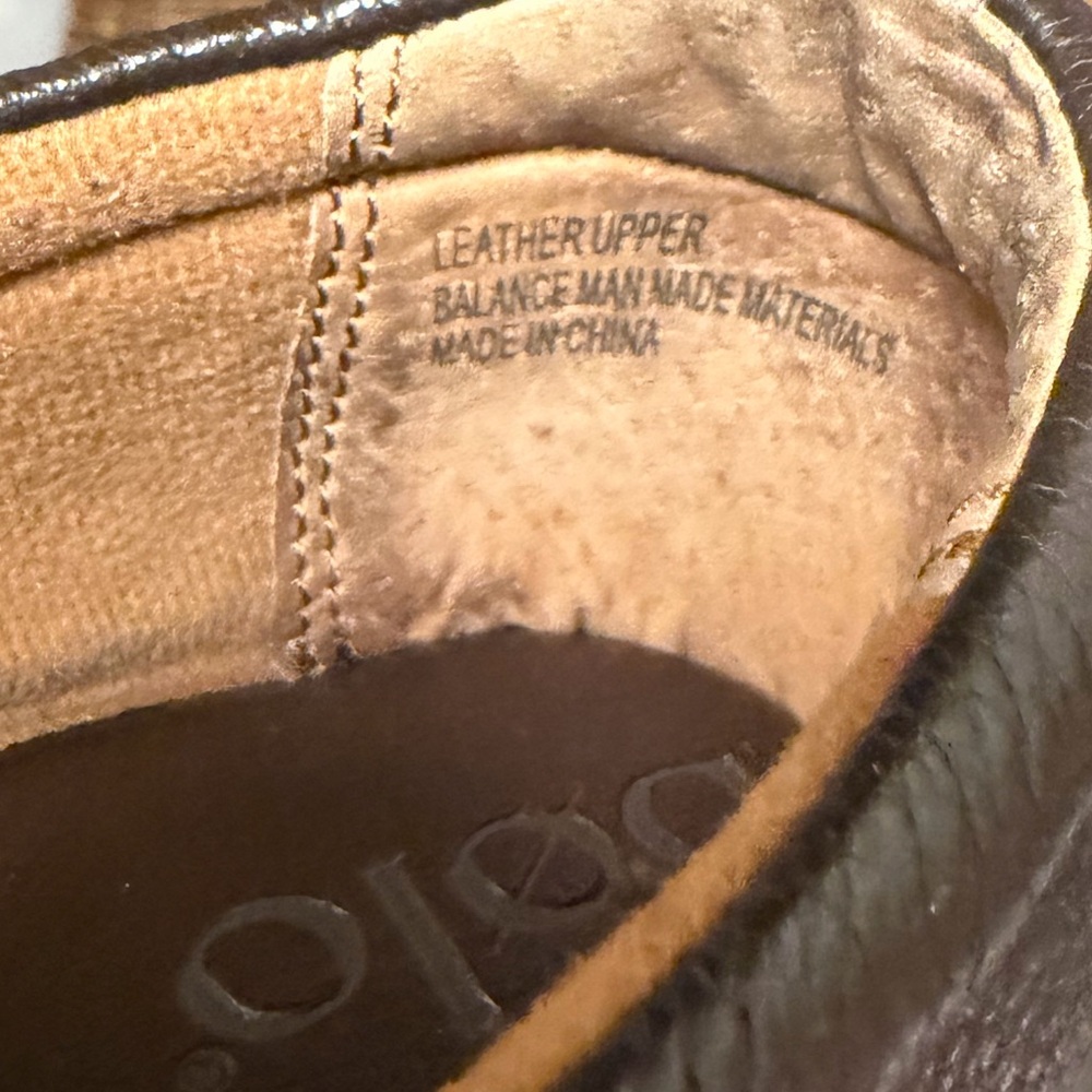 Bolo Brown Leather Slip-On clogs 9.5 - Picture 8 of 9